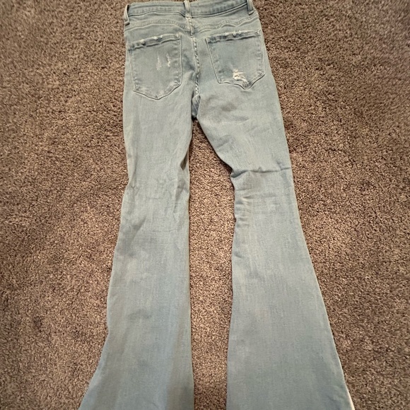Vervet Two-Toned Flare Jeans - Picture 2 of 4